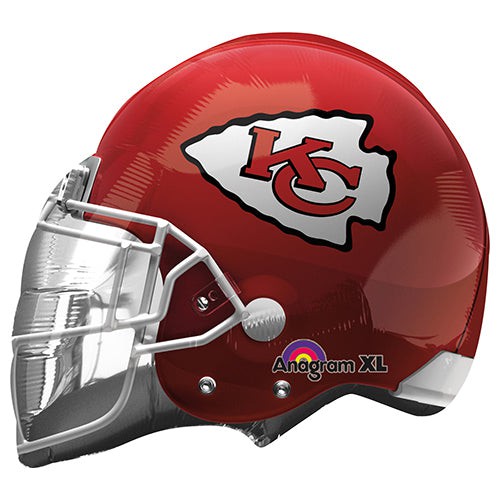 Anagram 21 inch NFL KANSAS CITY CHIEFS FOOTBALL HELMET Foil Balloon