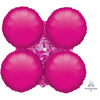 Anagram 24 inch MAGICARCH LARGE - METALLIC FUCHSIA Foil Balloon 25190-02-A-U