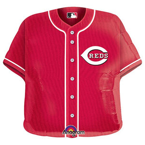 Anagram 24 inch MLB CINCINNATI REDS BASEBALL JERSEY Foil Balloon 23187-01-A-P