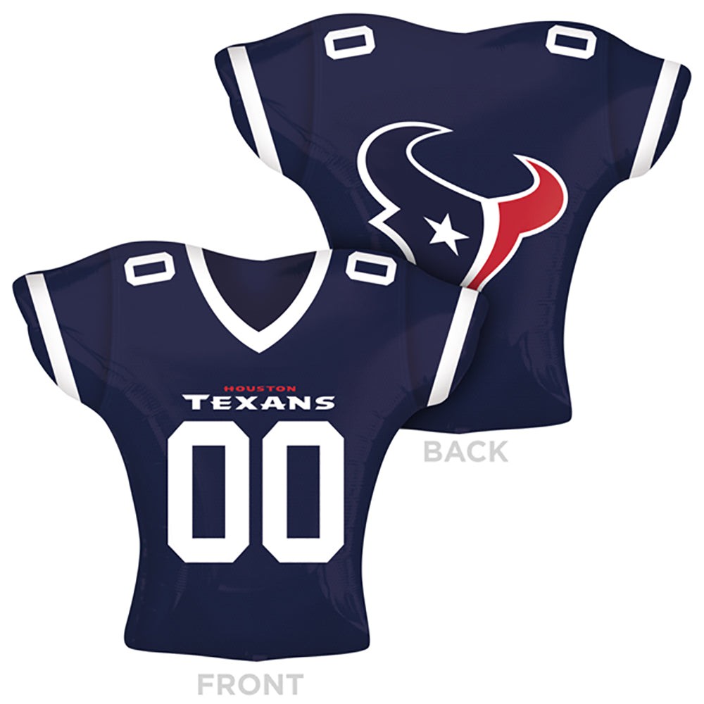 Anagram 24 inch NFL HOUSTON TEXANS FOOTBALL JERSEY Foil Balloon 26171-01-A-P