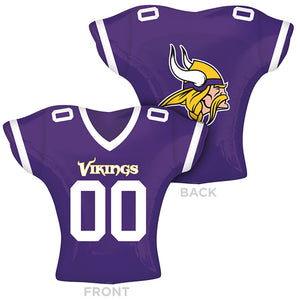 Anagram 24 inch NFL MINNESOTA VIKINGS FOOTBALL JERSEY Foil Balloon 26166-01-A-P