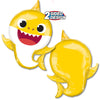 Anagram 26 inch BABY SHARK Foil Balloon 40760-01-A-P