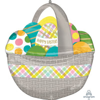 Anagram 26 inch EASTER EGG BASKET Foil Balloon 42356-01-A-P