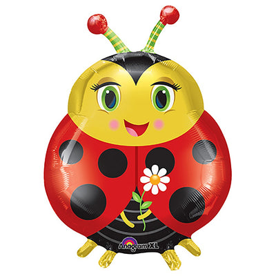 Anagram 27 inch CUTE LADYBUG Foil Balloon 26012-01-A-P