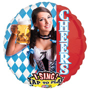 Anagram 28 inch CHEERS AND A POLKA SING-A-TUNE Foil Balloon 31273-01-A-P