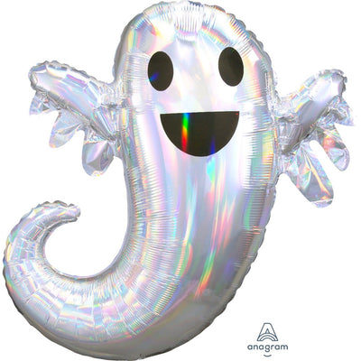 Anagram 28 inch IRIDESCENT GHOST Foil Balloon 39986-01-A-P