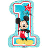 Anagram 28 inch MICKEY 1ST BIRTHDAY Foil Balloon 34343-01-A-P