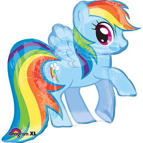 Anagram 28 inch MY LITTLE PONY RAINBOW DASH Foil Balloon 26467-01-A-P