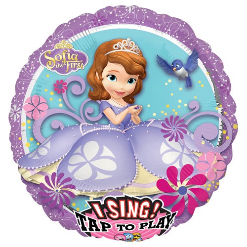 Anagram 28 inch SOFIA THE FIRST SING-A-TUNE Foil Balloon 31657-01-A-P