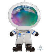 Anagram 30 inch IRIDESCENT ASTRONAUT Foil Balloon 41196-01-A-P