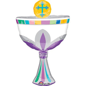 Anagram 31 inch COMMUNION CUP Foil Balloon 30364-01-A-P