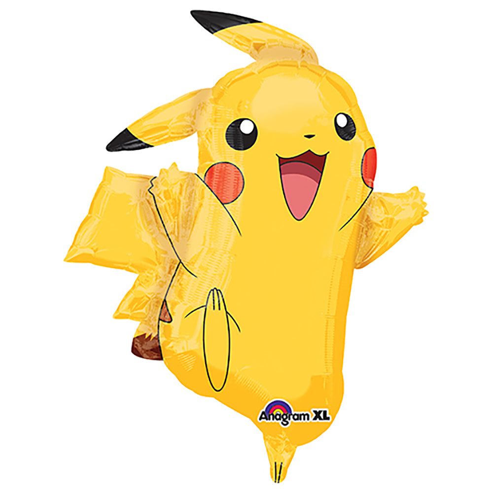 Anagram 31 inch PIKACHU SUPERSHAPE Foil Balloon 29460-01-A-P