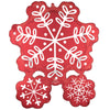 Anagram 31 inch SATIN NORDIC SNOWFLAKES Foil Balloon 44901-01-A-P