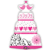 Anagram 31 inch SWEET WEDDING CAKE Foil Balloon 25423-01-A-P