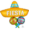 Anagram 32 inch PAPEL PICADO FIESTA CLUSTER Foil Balloon 39536-01-A-P