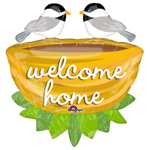 Anagram 32 inch WELCOME HOME NEST Foil Balloon 33677-02-A-U