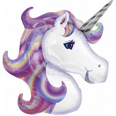 Anagram 33 inch PASTEL UNICORN Foil Balloon 09900-01-A-P