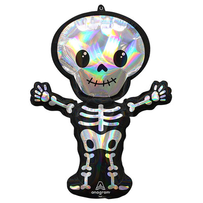 Anagram 34 inch IRIDESCENT SKELETON Foil Balloon 43154-01-A-P