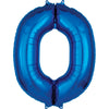 Anagram 34 inch LETTER O - ANAGRAM - BLUE Foil Balloon 35429-01-A-P