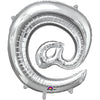 Anagram 34 inch SYMBOL @ - SILVER Foil Balloon 33001-01-A-P