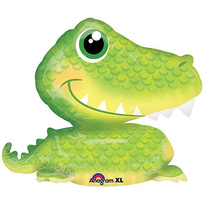 Anagram 35 inch 3D ALLIGATOR Foil Balloon 28818-01-A-P