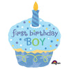 Anagram 36 inch SWEET LITTLE CUPCAKE BOY Foil Balloon A119923-01-A-P