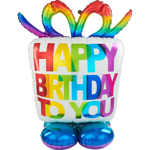 Anagram 38 inch BIRTHDAY PRESENT AIRLOONZ Foil Balloon 42829-11-A-P