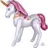 Anagram 46 inch MAGICAL UNICORN AIRWALKER (AIR-FILL ONLY) Foil Balloon 37277-01-A-P