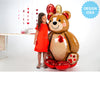 Anagram 48 inch BIG CUDDLY TEDDY AIRLOONZ Foil Balloon 42373-11-A-P