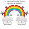 Anagram 52 inch RAINBOW AIRLOONZ Foil Balloon 42462-11-A-P