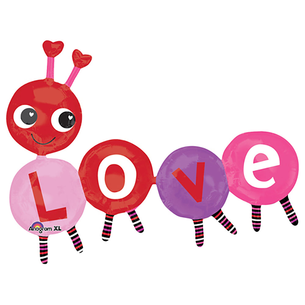 Anagram 55 inch LOVE BUG Foil Balloon 31858-01-A-P