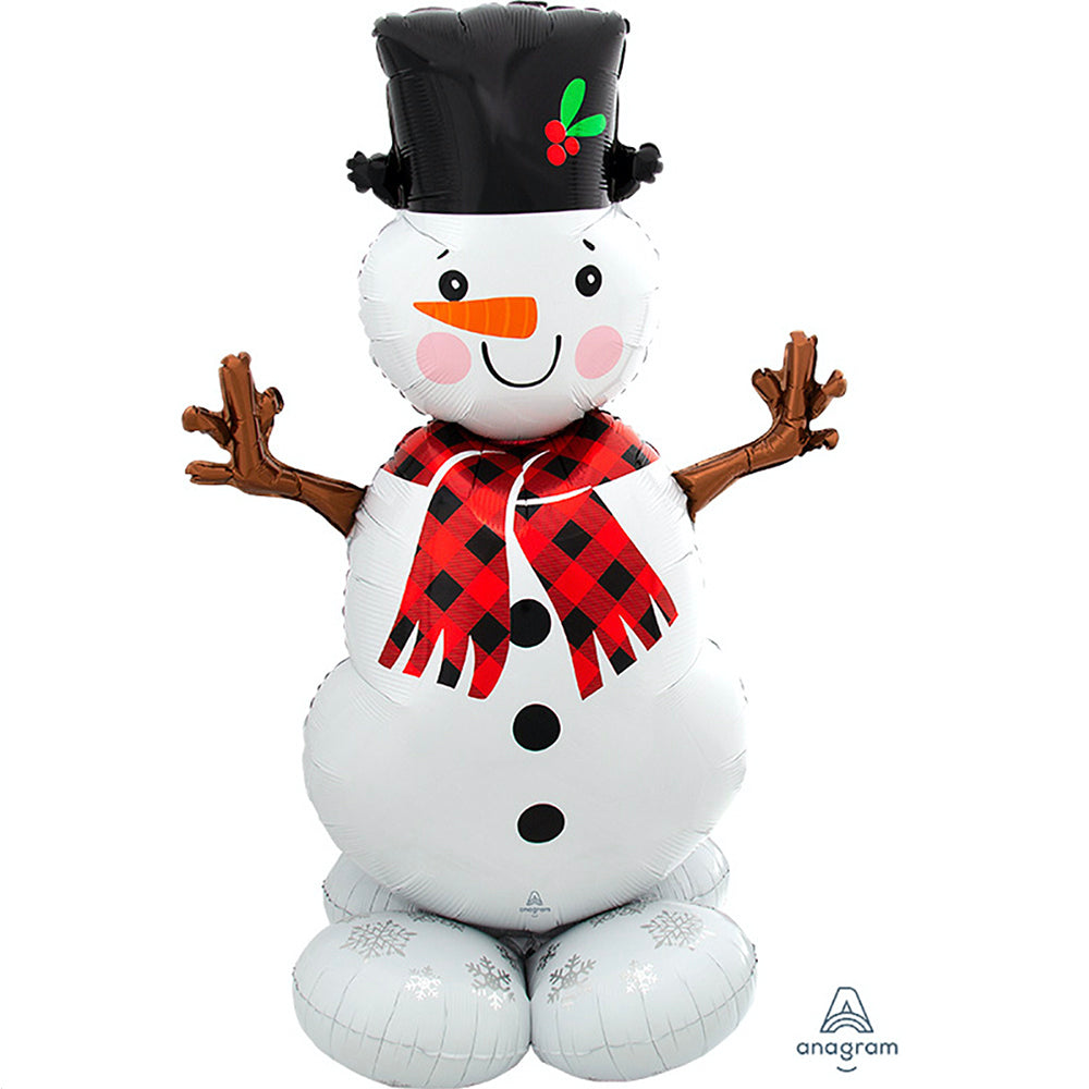 Anagram 55 inch SNOWMAN AIRLOONZ Foil Balloon 83118-11-A-P