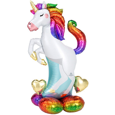 Anagram 55 inch UNICORN AIRLOONZ Foil Balloon 42427-11-A-P