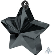 Anagram 6 oz. BALLOON STAR WEIGHT - BLACK Balloon Weights A117800-10-A