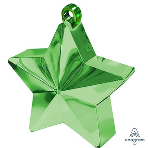 Anagram 6 oz. BALLOON STAR WEIGHT - GREEN Balloon Weights A117800-03-A