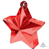 Anagram 6 oz. BALLOON STAR WEIGHT - RED Balloon Weights A117800-07-A