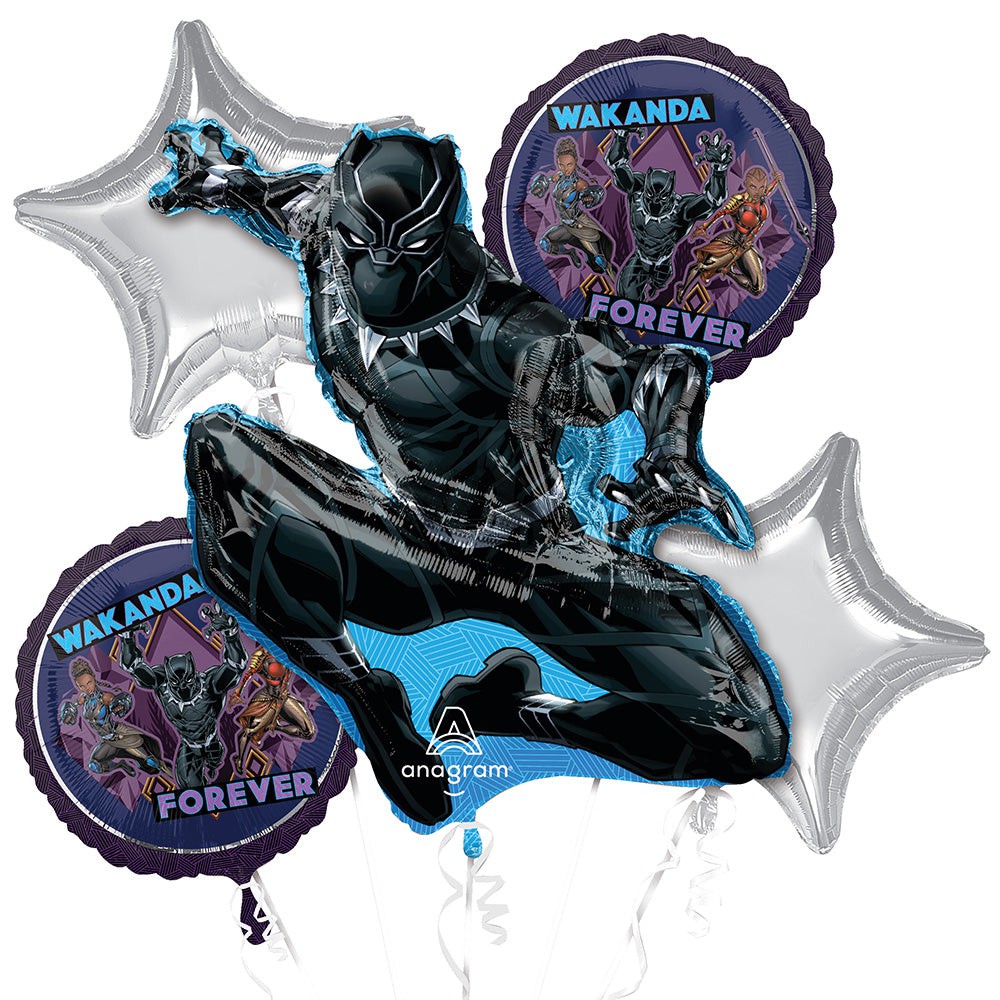 Anagram BLACK PANTHER BOUQUET Balloon Bouquet 44745-01-A-P