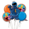 Anagram COOKIE MONSTER BOUQUET Balloon Bouquet 34840-01-A-P