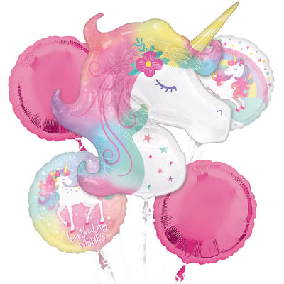 Anagram ENCHANTED UNICORN BOUQUET Balloon Bouquet 42896-01-A-P