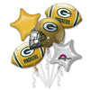 Anagram GREEN BAY PACKERS BOUQUET Balloon Bouquet 31415-01-A-P