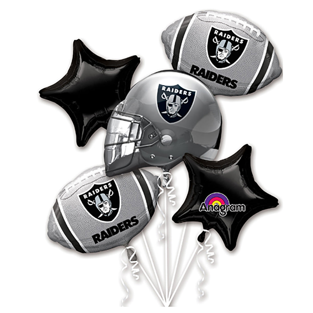 Anagram LAS VEGAS RAIDERS BOUQUET Balloon Bouquet 31393-01-A-P