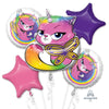 Anagram RAINBOW BUTTERFLY UNICORN KITTY BOUQUET Balloon Bouquet 38542-01-A-P