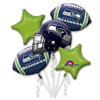 Anagram SEATTLE SEAHAWKS BOUQUET Balloon Bouquet 31396-01-A-P