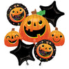 Anagram SMILEY HALLOWEEN PUMPKINS BOUQUET Balloon Bouquet 43404-01-A-P