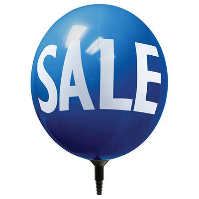 Balloon GIZMO 17 inch GIZMO BLUE WITH WHITE SALE Vinyl Balloon 35115-M