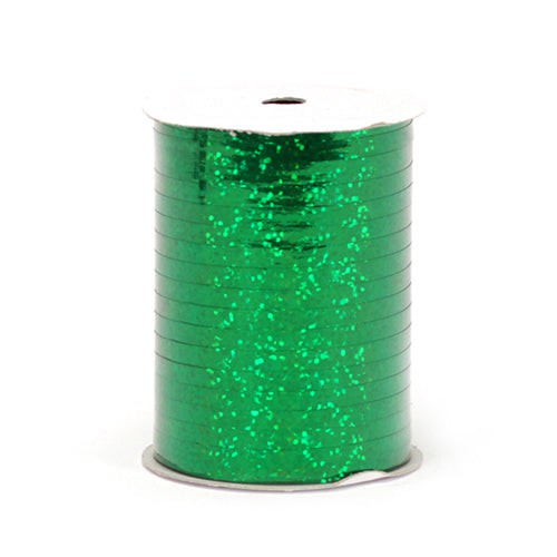 Berwick 3/16 INCH HOLOGRAPHIC CURLING RIBBON - EMERALD GREEN (100 YDS.) Ribbon/ String H10022-BER