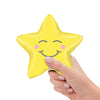 Betallic 14 inch CHUBBY STAR MINI SHAPE (AIR-FILL ONLY) Foil Balloon 19288-B-U