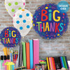 Betallic 18 inch BIG THANKS BLUE Foil Balloon 26298P-B-P