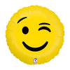 Betallic 18 inch EMOJI WINK Foil Balloon 36266P-B-P