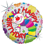 Betallic 18 inch HAPPY BIRTHDAY JACK IN THE BOX Foil Balloon 86435-B-P